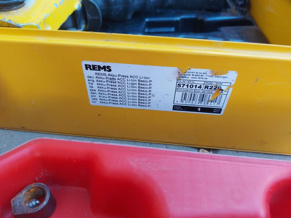 Presă de sertizat Rems mini- press 14V ACC.