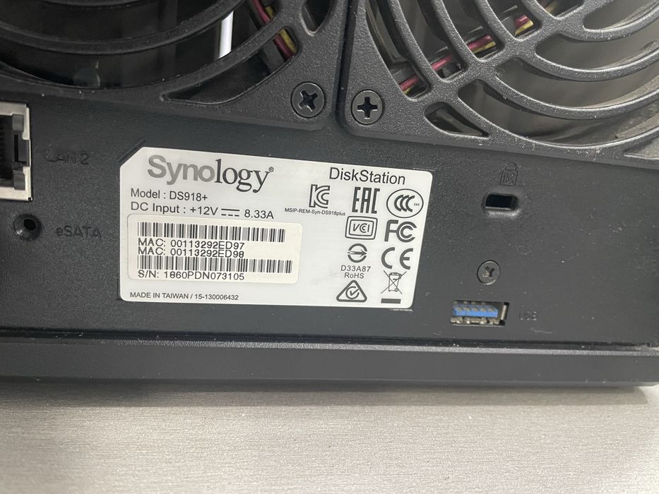 NAS сервер Synology DS918+