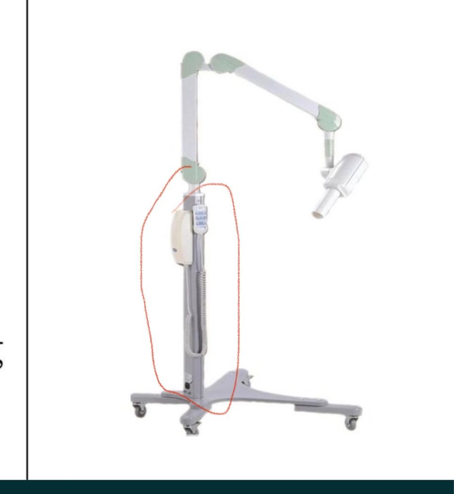 Новый рентген на стойке . Жаңа рентген стойкада жылжымалы
