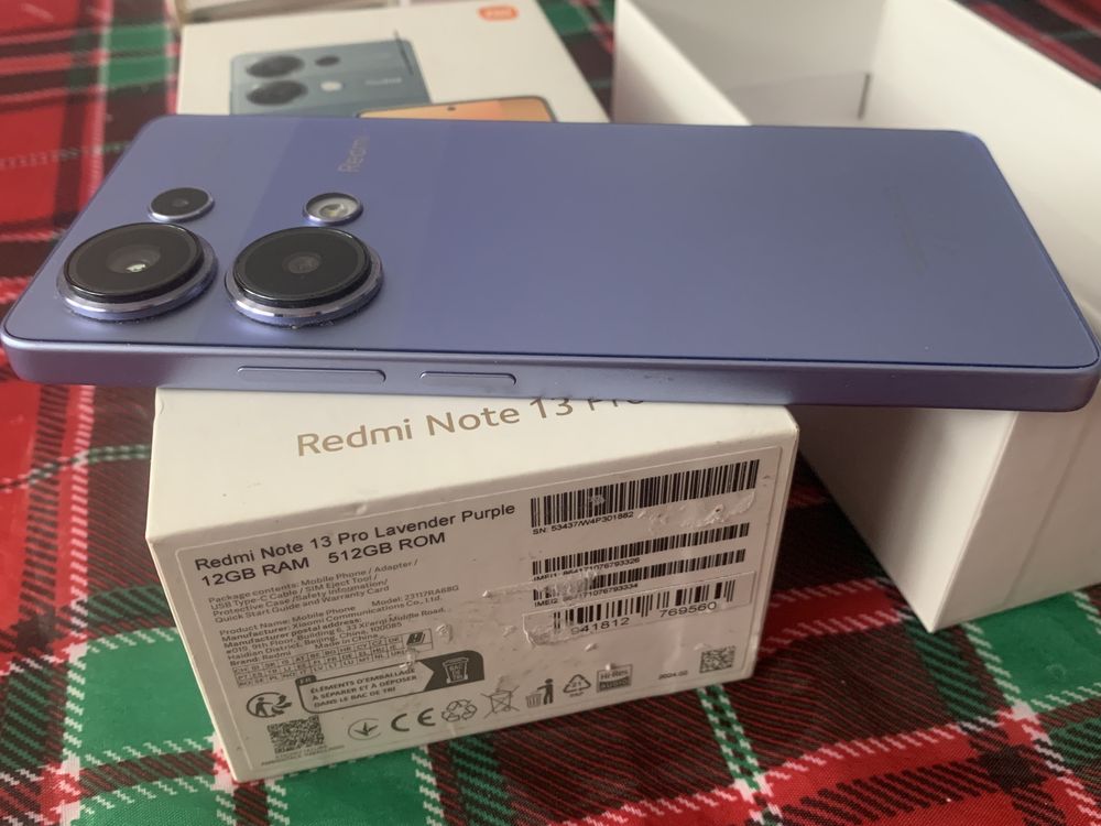 Xiaomi Note 13 Pro 512GB 12GB Ram Lavender Purple Necodat