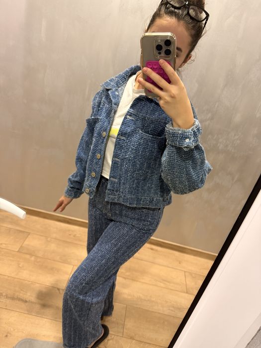 Сет от дънково яке и дънки деним