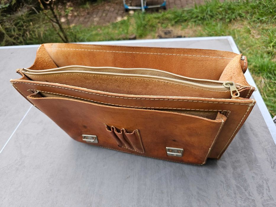 Geanta piele naturală retro