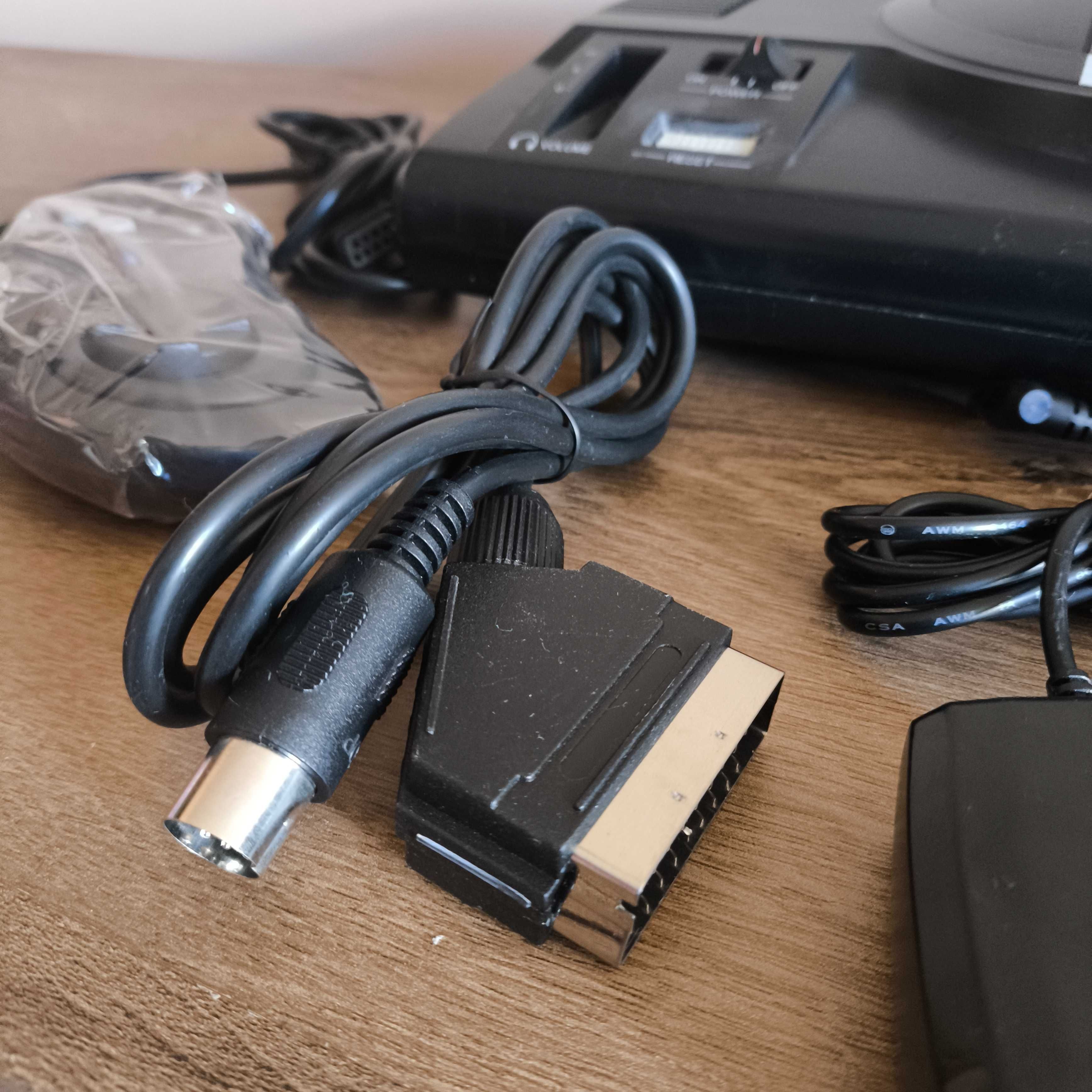 Sega Megadrive/Genesis Model 1 и дискета със 196 различни хитови игри