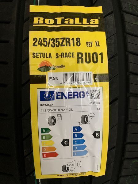Нови летни гуми ROTALLA SETULA S-RACE RU01 245/35R18 92Y XL НОВ DOT