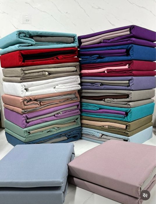 Однотонное постельное белье