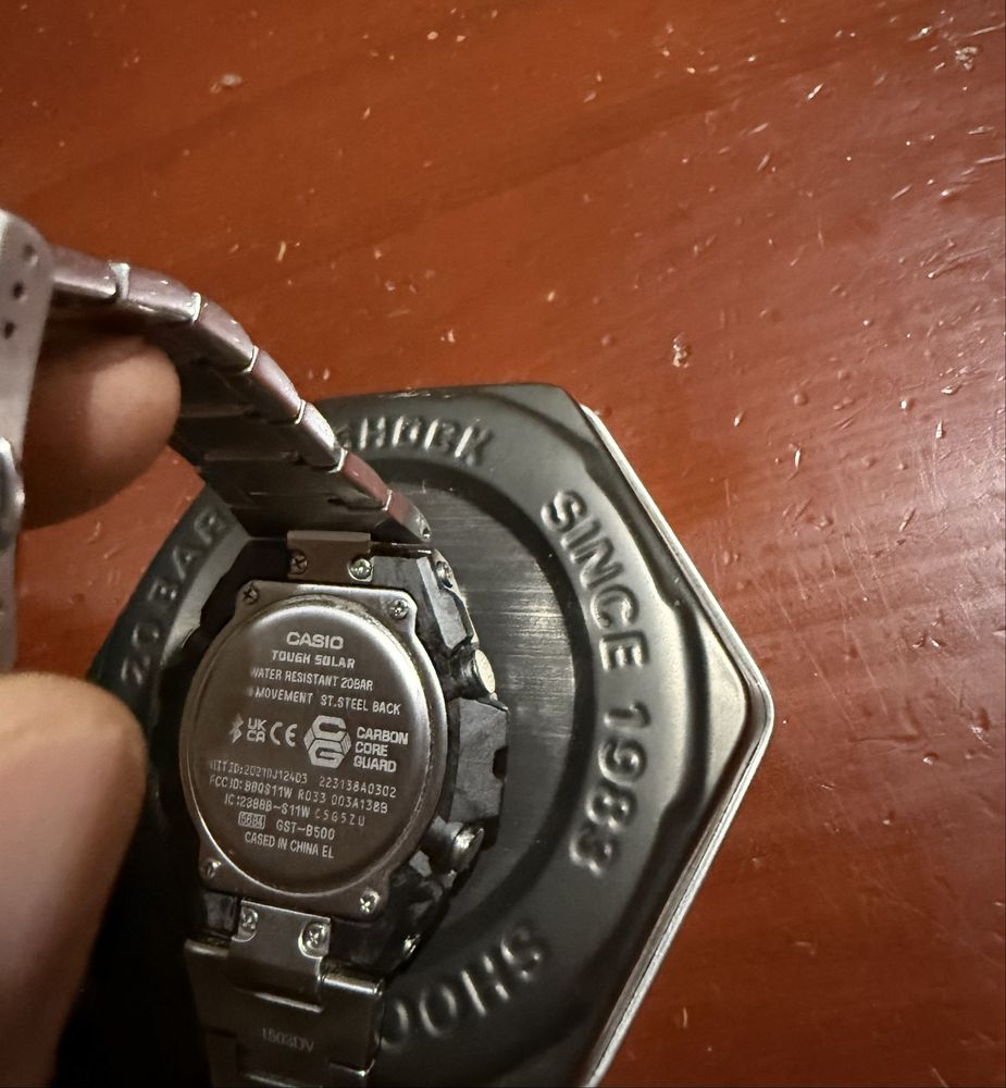 G shock 42 mm метален