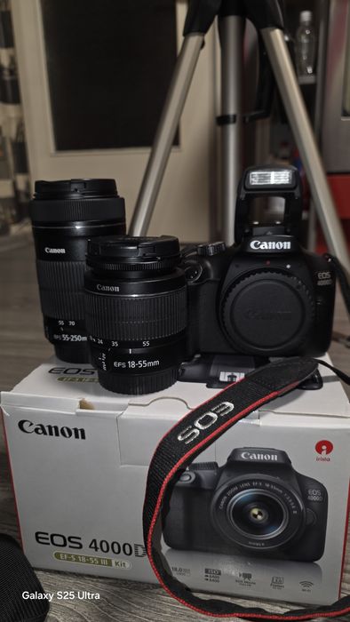 Фотоапарат Canon EOS 4000d+efs 18-55mm