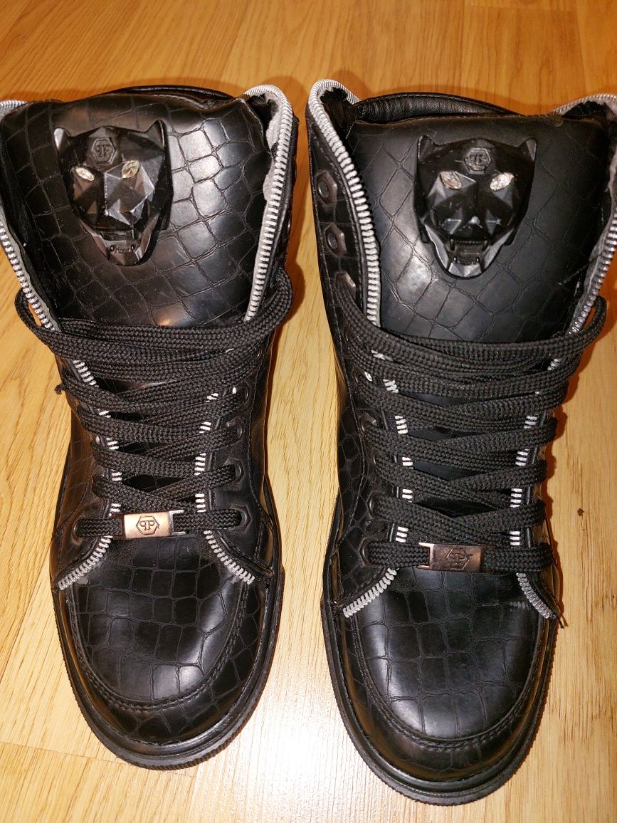 Мъжки зимни боти-PHILIPP PLEIN-190 лв.Договаряне