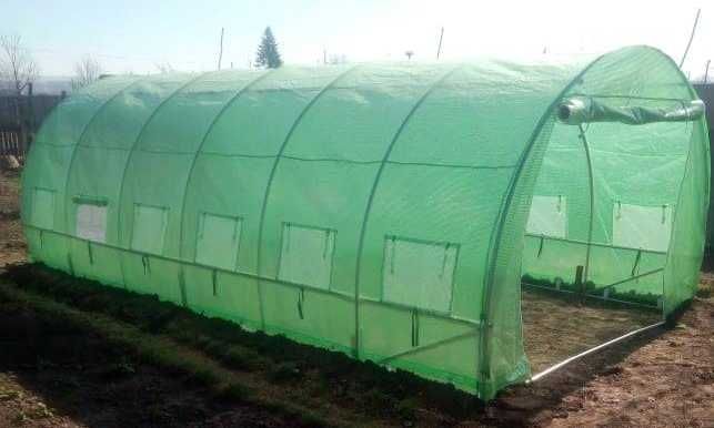 Sere gradina-solar cu folie armata si teava galvanizata GM