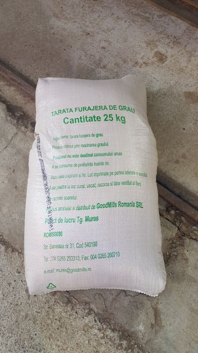 Tarata de grau sac 25 kg
