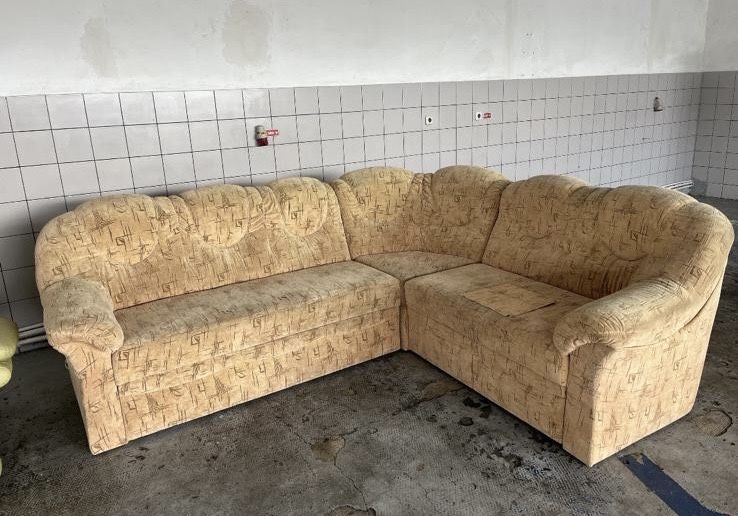 Canapea cu 2 fotolii si canapea coltar
