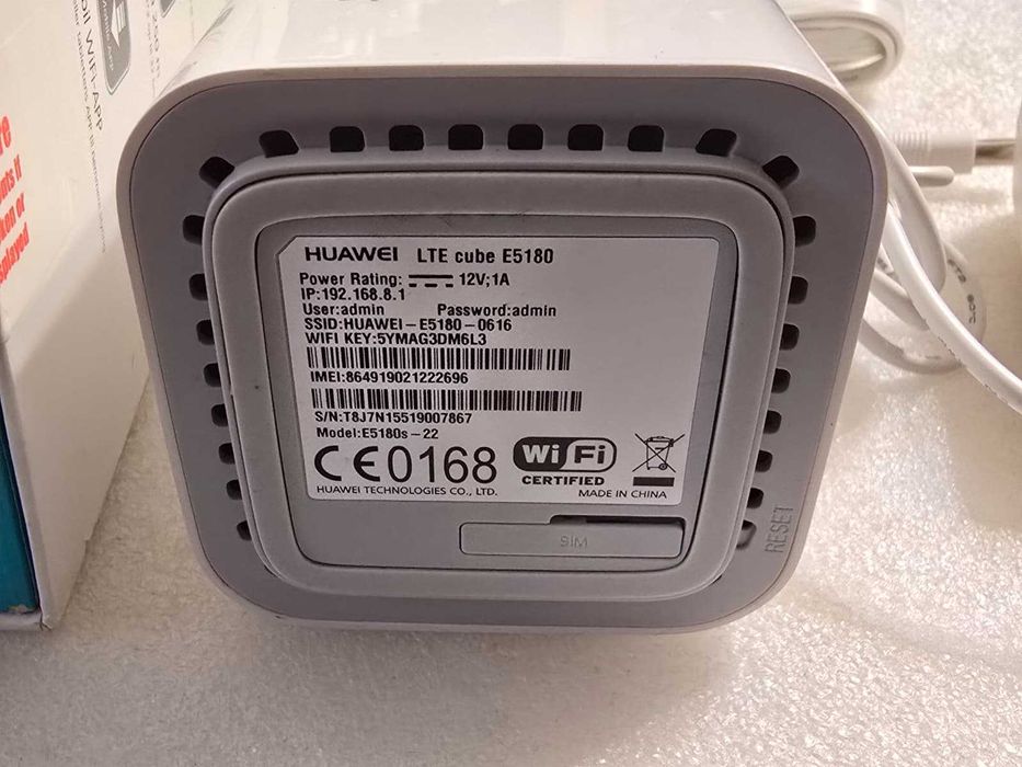 Modem 4G HUAWEI e5180s-22 Cube Router LTE 150Mbps 800/1800/2100/2600