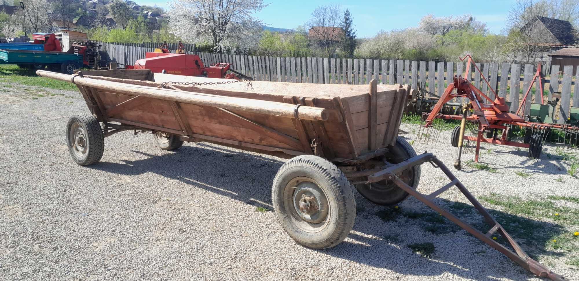 Caruta dupa tractor