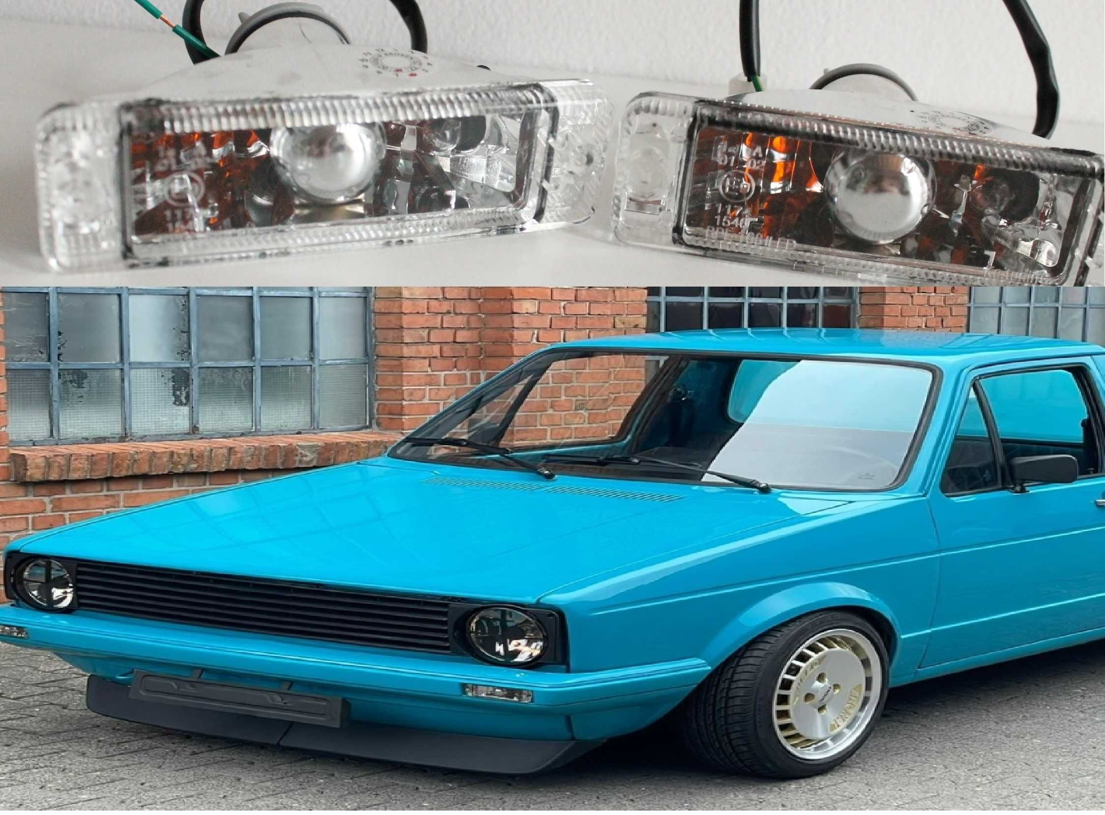 Мигачи VW Голф 1 2 Поло Кристални светли Малка броня Golf Polo Mk1 Mk2