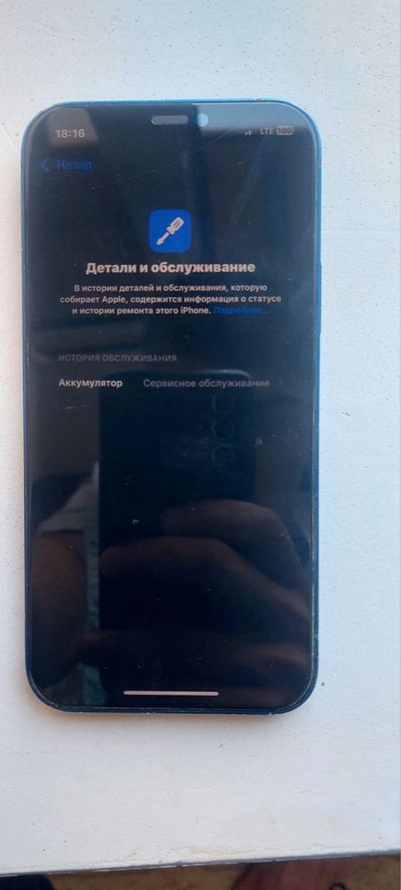 iPhone 12 blue ideal holatda