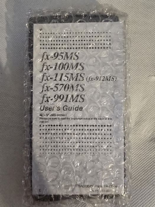 Calculator de birou stiintific CTIFREE fx-991MS nou