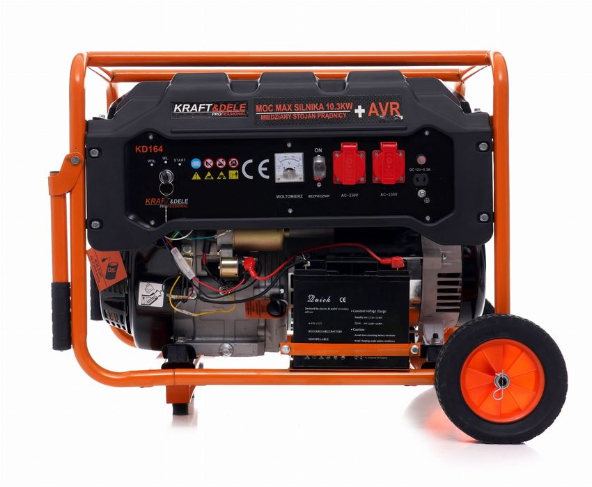 Generator de curent monofazat 5.5kW , 12V, 230V ,Kraft&Dele KD164