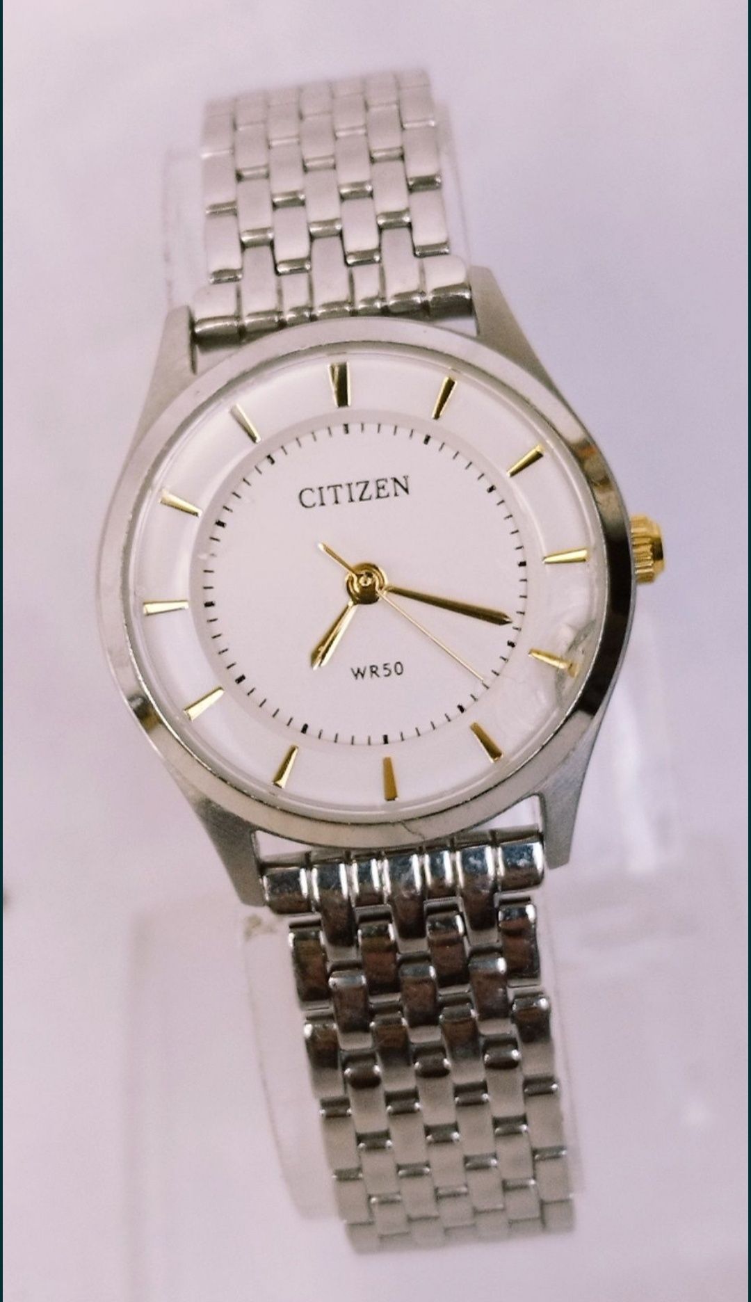 Ceas de damă Citizen GN 4 S cu Quartz, carcasă și curea din oțel inox