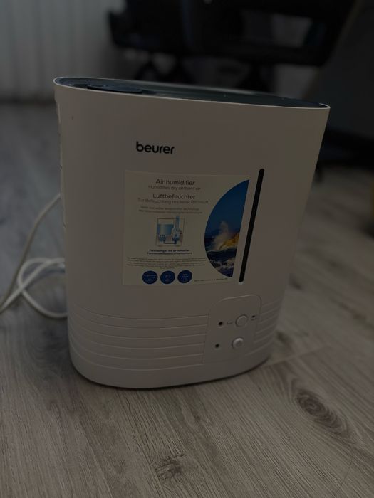 Umidificator BEURER LB55, 6l, 365W, Oprire automata, alb-negru