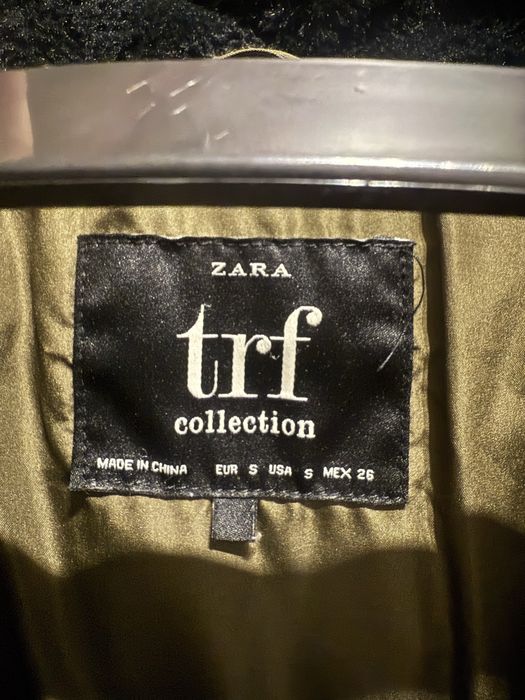 Зично яке Zara със свалящ се пух на качулката , S размер