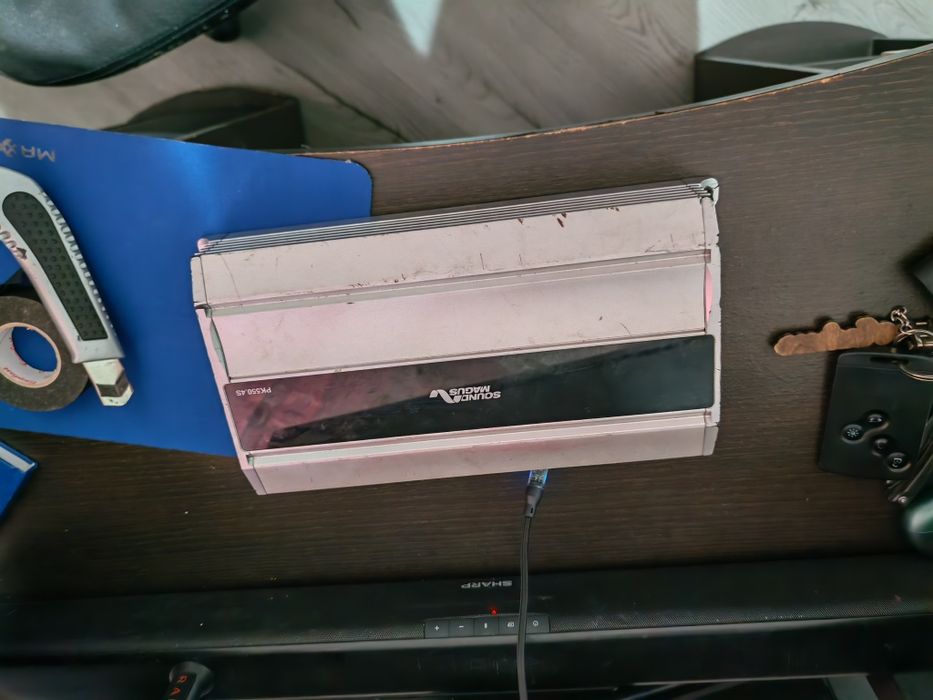 Amplificator audio auto sound magus pk550.4S prețul negociabil