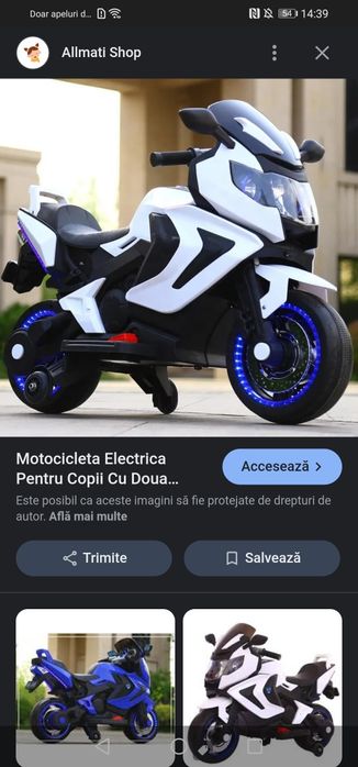 Motocicleta electrica in stare foarte buna