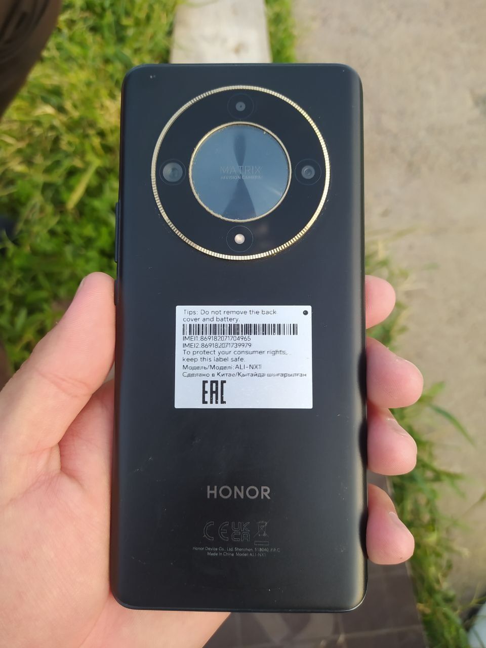 HONOR x9b 8.256 qora
