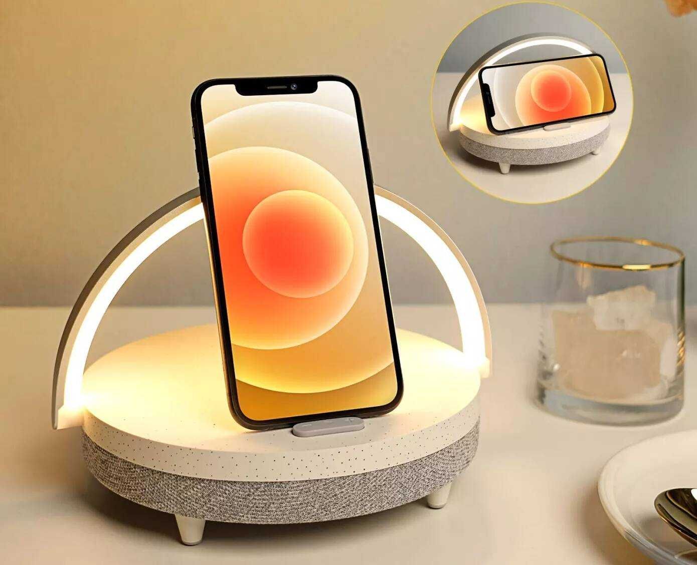 Колонка с функцией беспроводной зарядки EZVALO Wireless Charger Music