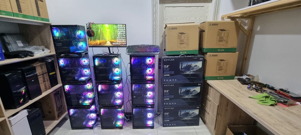 Game Club uchun 10ta Yangi mochni igravoy Kompyuterlar sotiladi