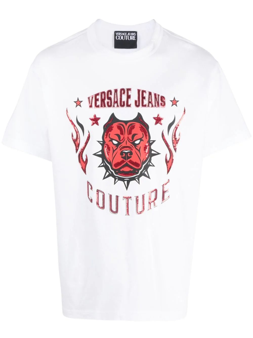Мъжка тениска Versace Jeans Couture Sequin logo T-shirt размери L, XL