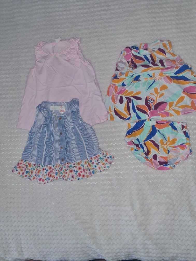 H&M ,zara,Carter's лот дрешки. Размер 74.