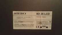TV lcd 26” Sielbo defect