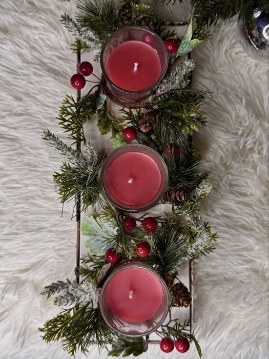 Свечи новогодние подарочные