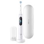 Ел. четка за зъби Oral-B iO8 с микровибрации White Alabaster
