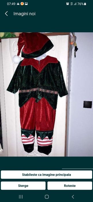 Costum spiriduș 6-12 luni