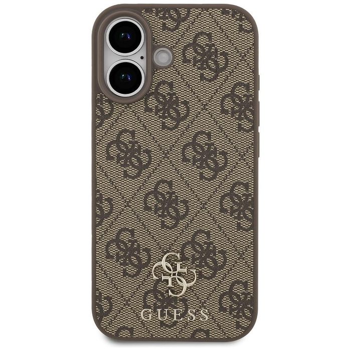 Guess 4g small and classic logo magsafe калъф за iphone 17 – кафяв