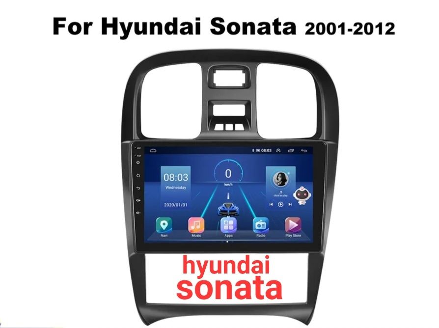 Мултимедия Hyundai Sonata Android Навигация андроид соната + камера