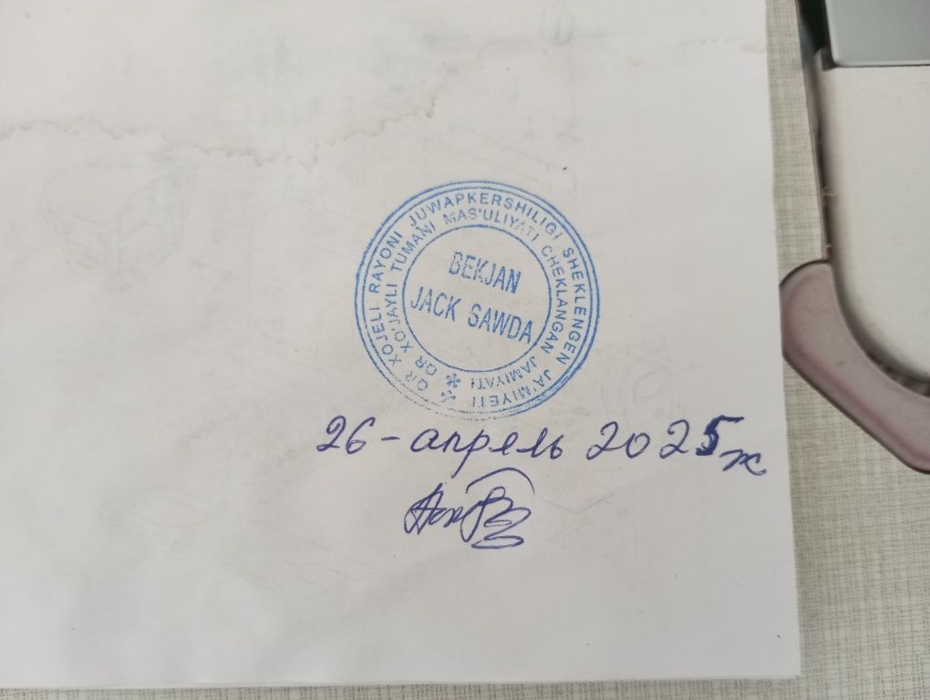 Tigiw mashinasi satiladi