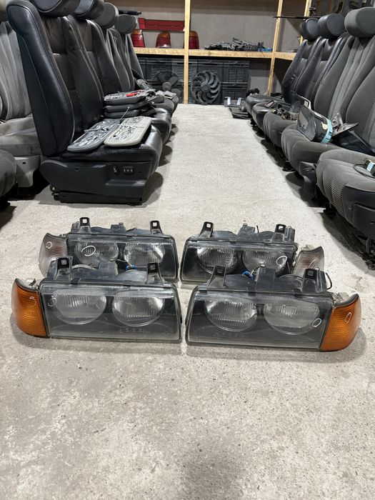 Фары Hella с поворотниками на BMW e36