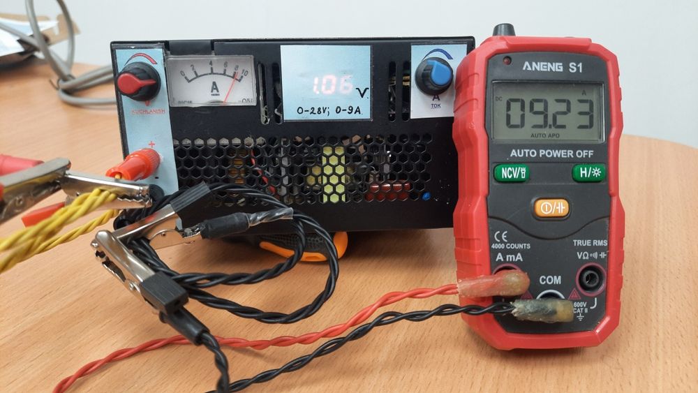 "Лабораторный блок питания" 28в 9А. "Laboratoriya ta'minot bloki".