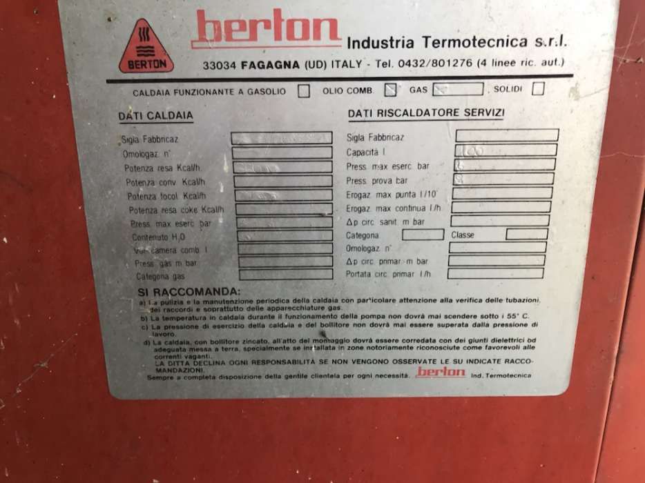 Centrala termica Berton pe combustibil lichid