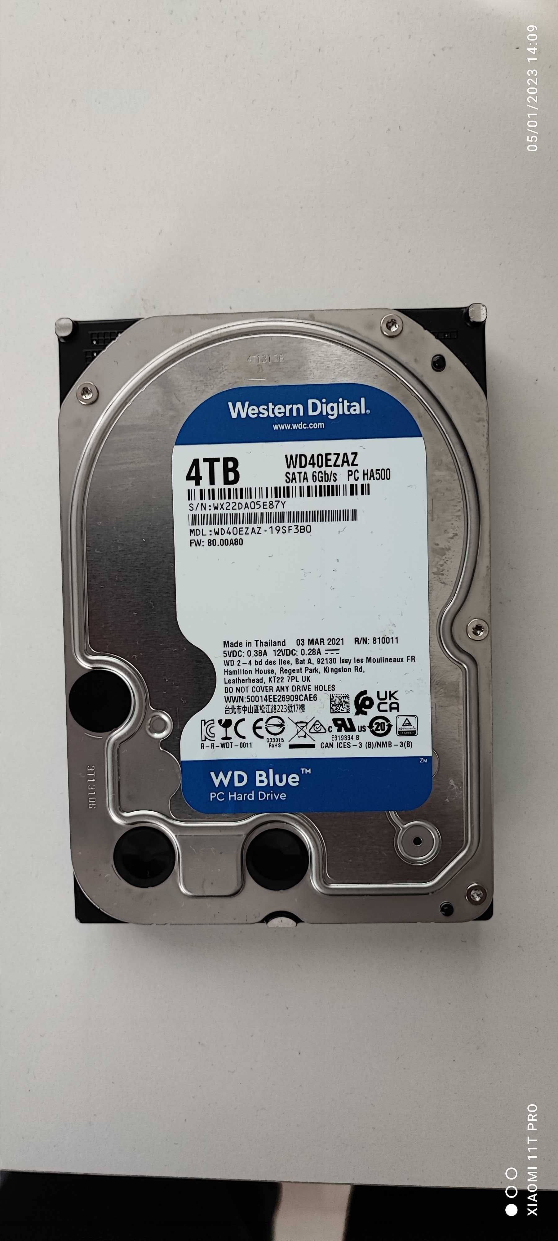 Твърд диск Western Digital Blue 3.5   с гаранция