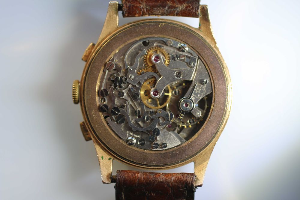 vand schimbChrographe Suisse aur rose 18k