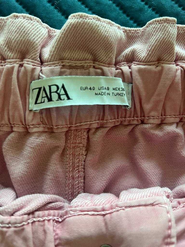 Дънки Zara тип Paperbag, EU 40
