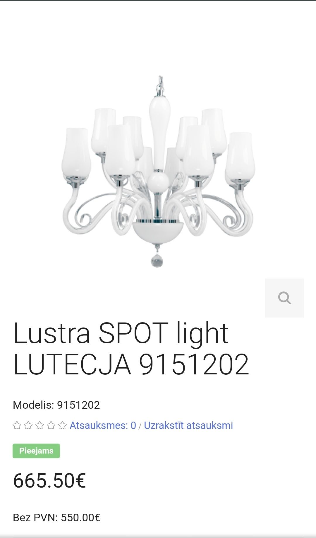 Lustra SPOT light LUTECJA 9151202