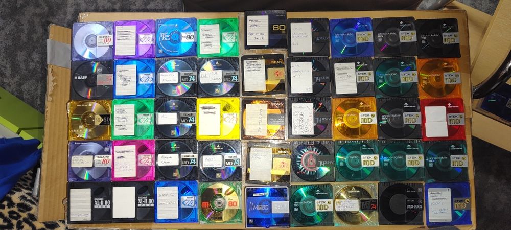 Minidiscuri TDK,Sony,Maxel si alte marci