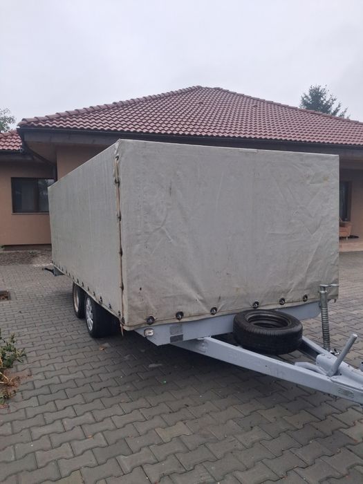 Vând remorca care se face si platforma