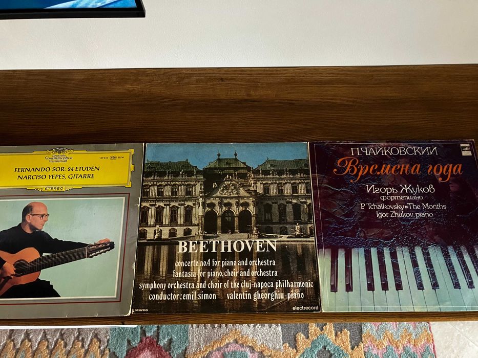 3 vinyluri cu muzica clasica