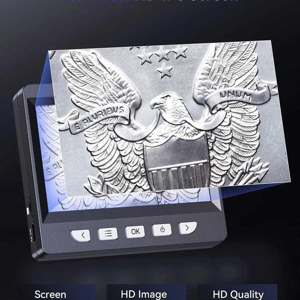 Цифров микроскоп 1000x 1080P 4.3 Inch електронен микроскоп Камера USB