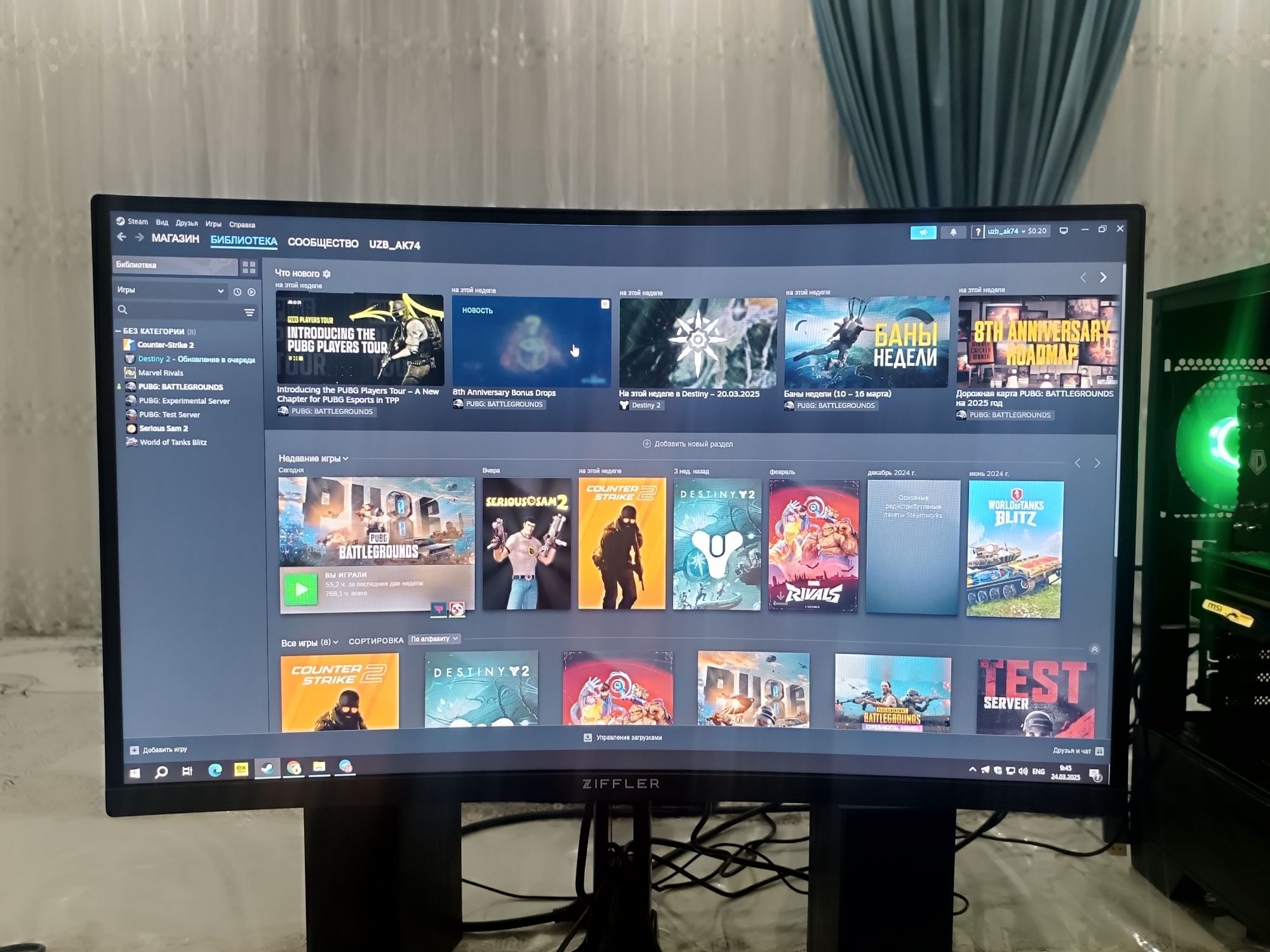igravoy komputer. Monitor zifler 180hz keys Colorful b760m-d d4
i5 124